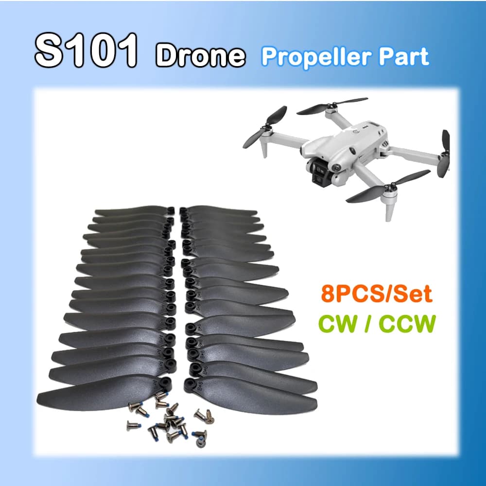 S101 Drone Wings Blade CW CCW Fan Spare Part for RC Quadcopter Helicopter S101MAX S101 MAX Maple Leaf Propeller Accessory