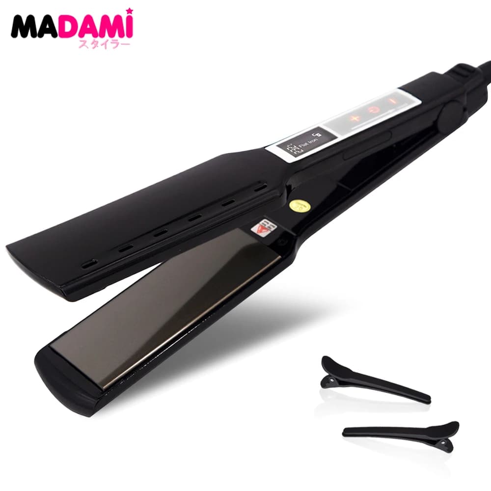 Professional Hair Straightener Curler Smart Touch Screen 230℃ Flat Iron Fast Heating Smooth Hair Straightening Irons 110-240V