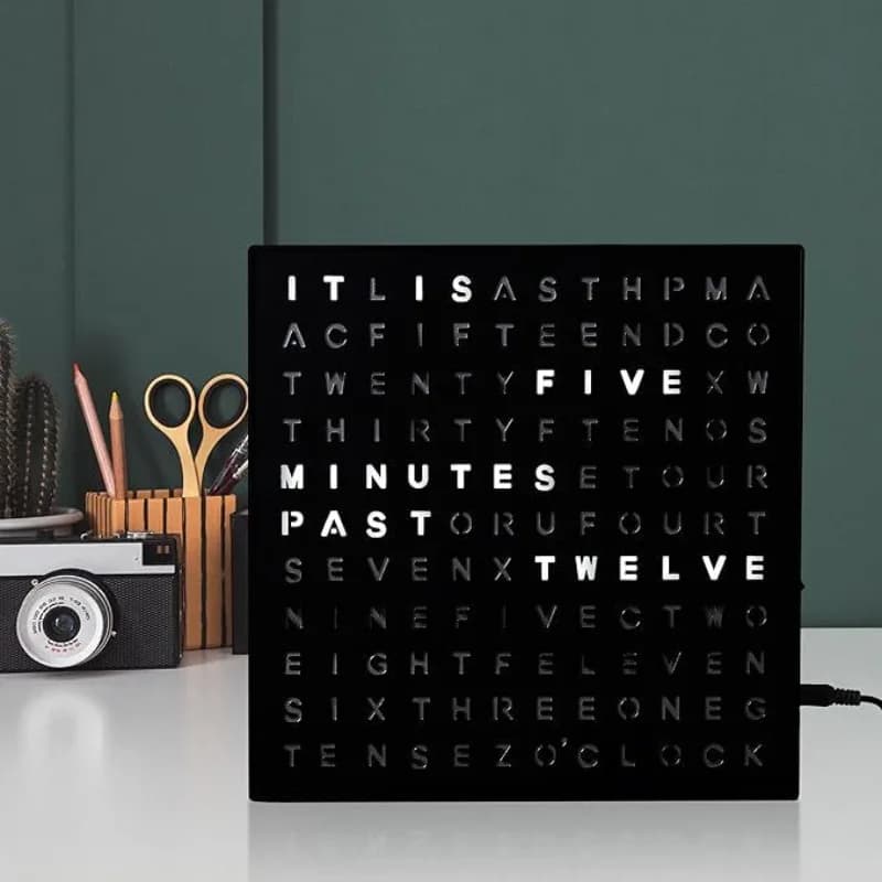 Fashion Design English Display Office Learning Reading Timer LED English Letter Display Reading Time Table
