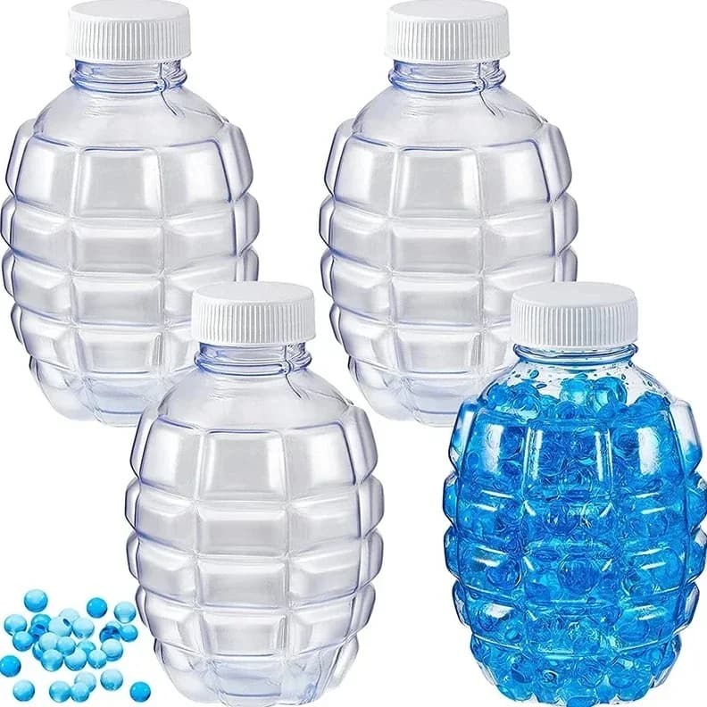4 Pcs Water Gel Bead Accessories Water Gel Bead Subpackage Bottle Plastic Hopper Pineapple Bottle