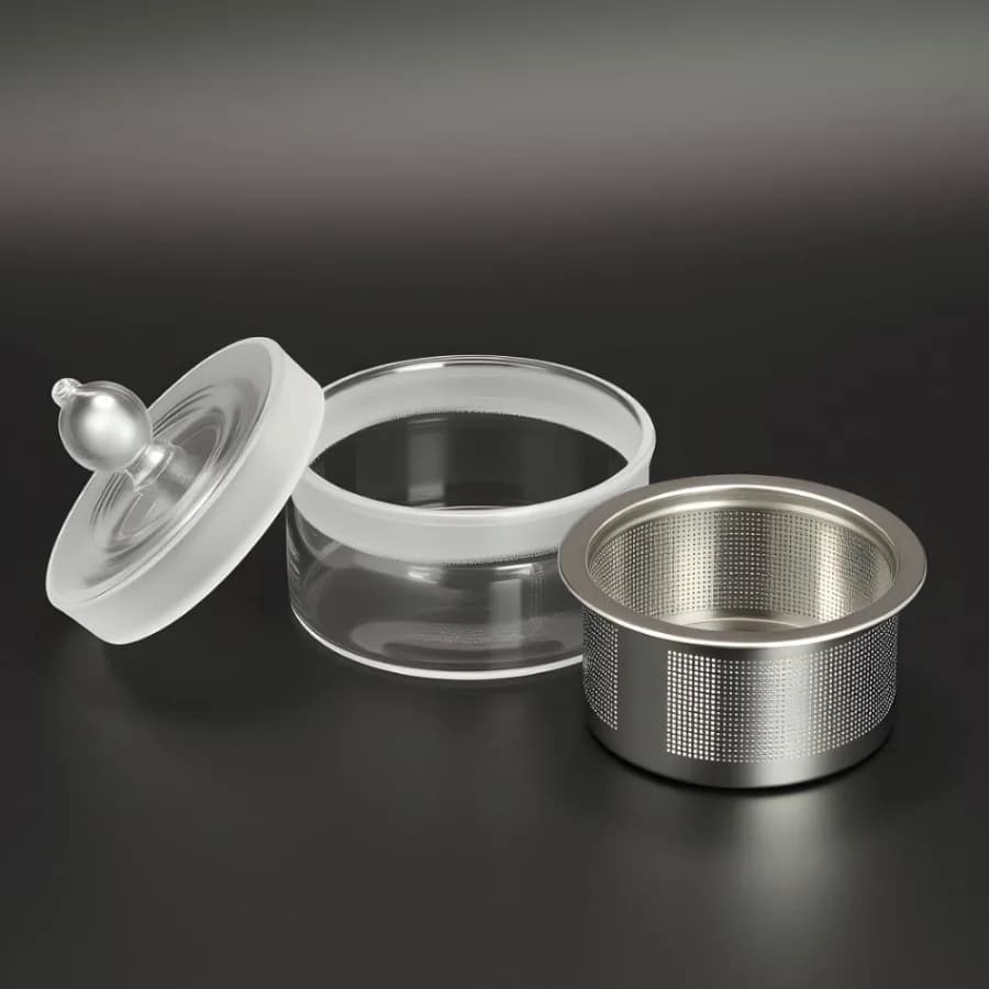 Watch Repair Oil Storage Tank Glass Cup Parts Cleane Baskets Ultrasonic Cleaning 304 Steel Mesh For Watchmakers Tool Component