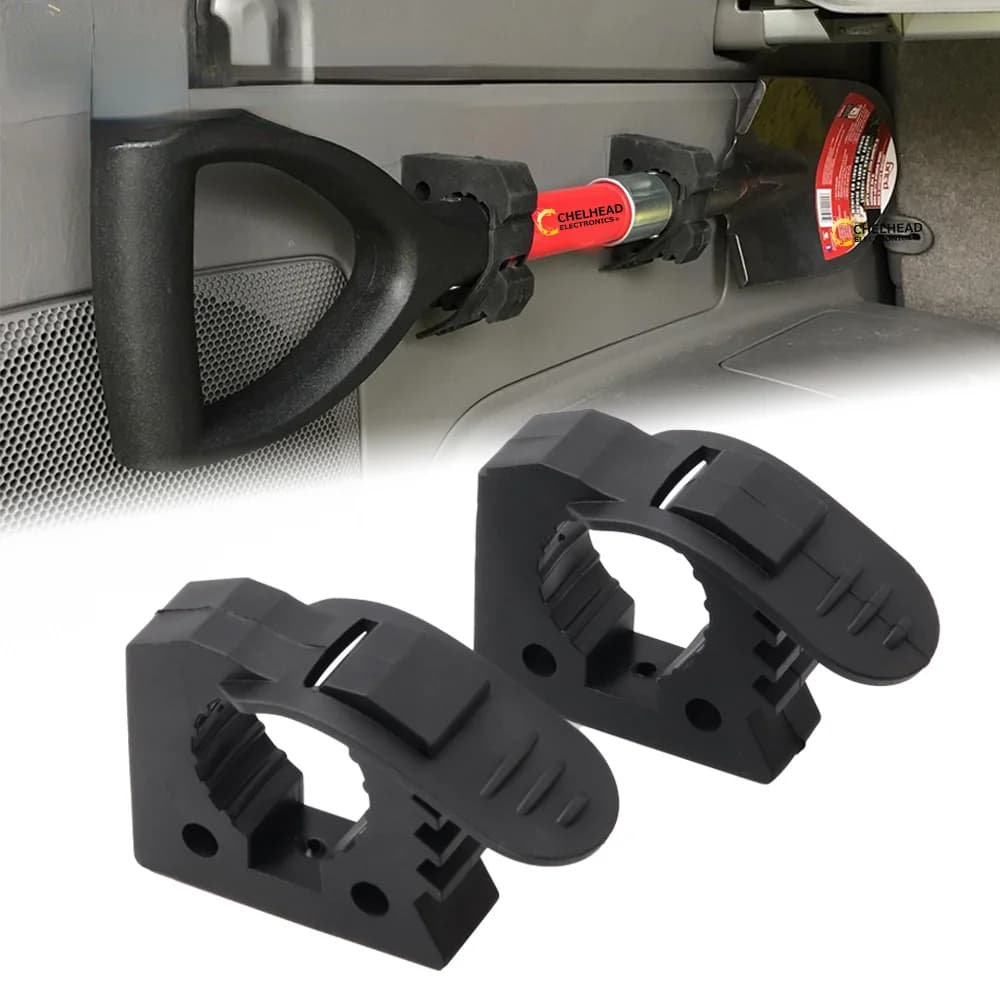 1 Pair Original Quick Clamp Easy to Carry Garage Storage Hook For Auto Off-road Truck Trailer Rubber Quick-Release Clamp Mount