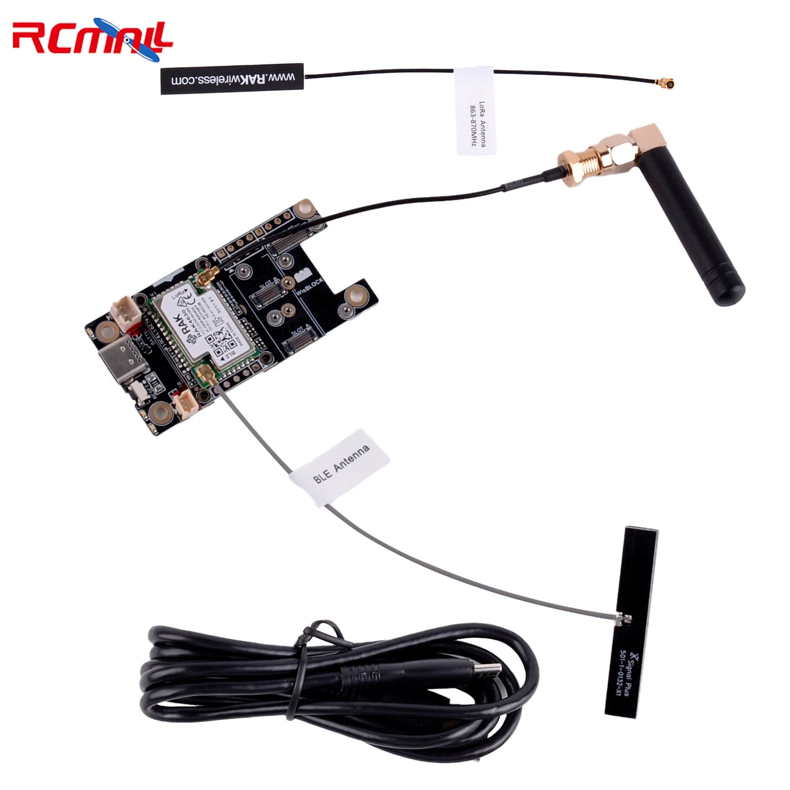 LoRa RAK4631 WisBlock Basic Starter Kit nRF52840 BLE SX1262 868MHz 915MHz LoRa Module for Meshtastic LoRaWAN IoT