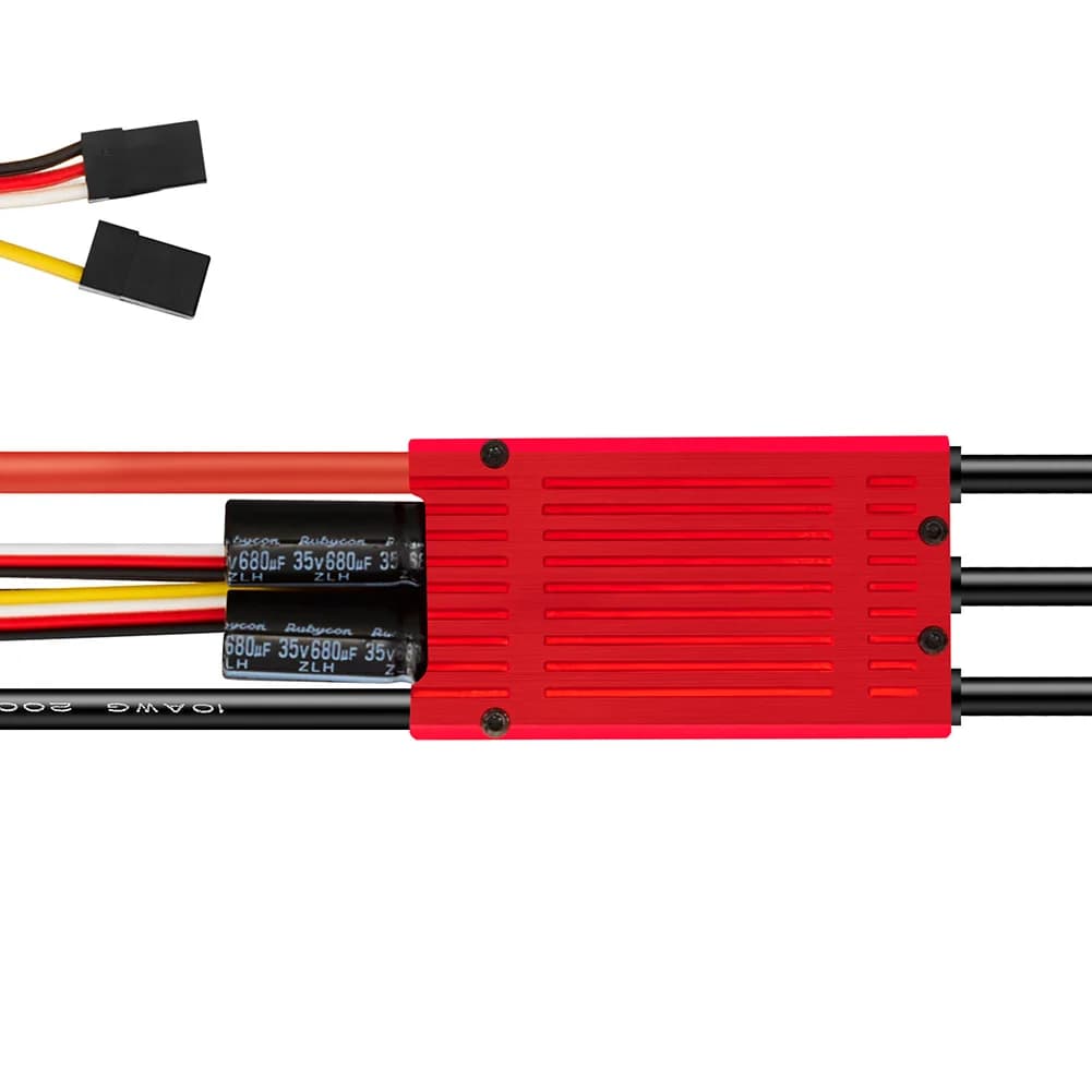 Hobbywing Skywalker 120A V2-UBEC 3-8S Brushless ESC 32-bit ARM M4 Chip With Reverse Brake For 3D Fixed Wing Airplane Accessories