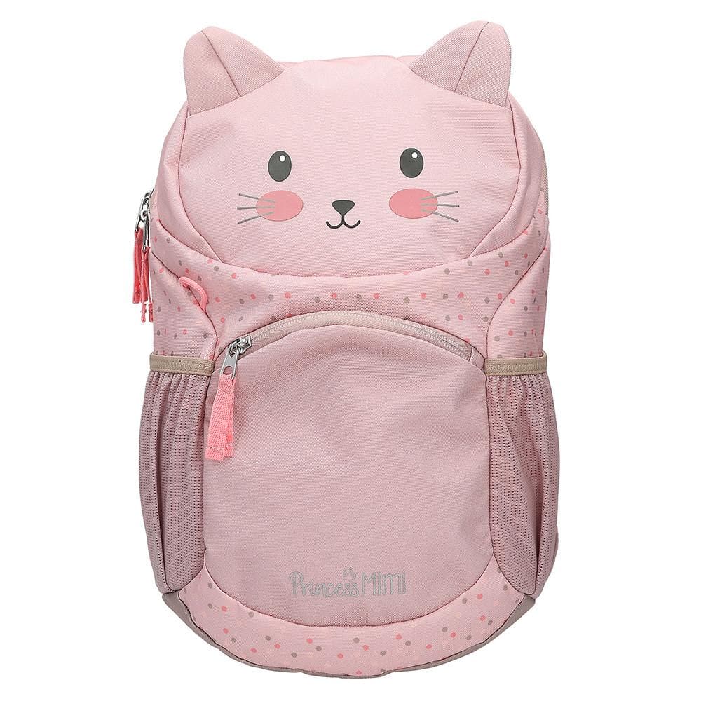 Dětský ergonomický batoh Princess Mimi – kočička, růžový