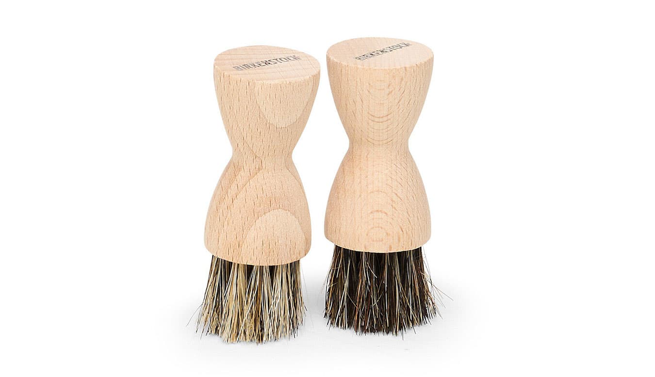 Birkenstock Application Brush (2 pcs) Unisex - Údržba obuvi Birkenstock - Hnědá - 1027674-One-size - Size: One size