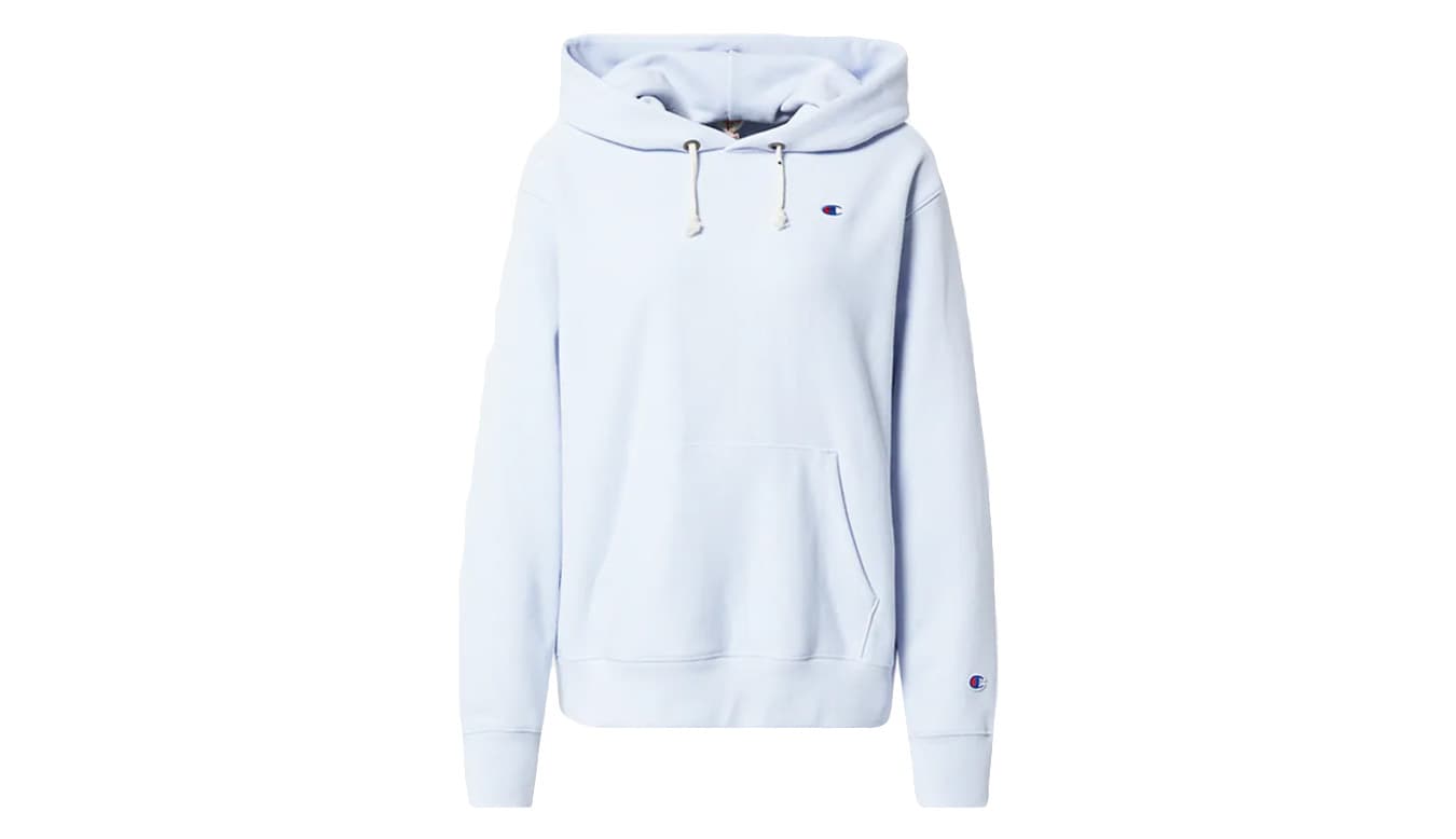 Champion Hooded Sweatshirt Blue 115095-BS012 Ženy - Mikiny a mikiny s kapucí Champion - Modrá - 115095-BS012-L - Size: L