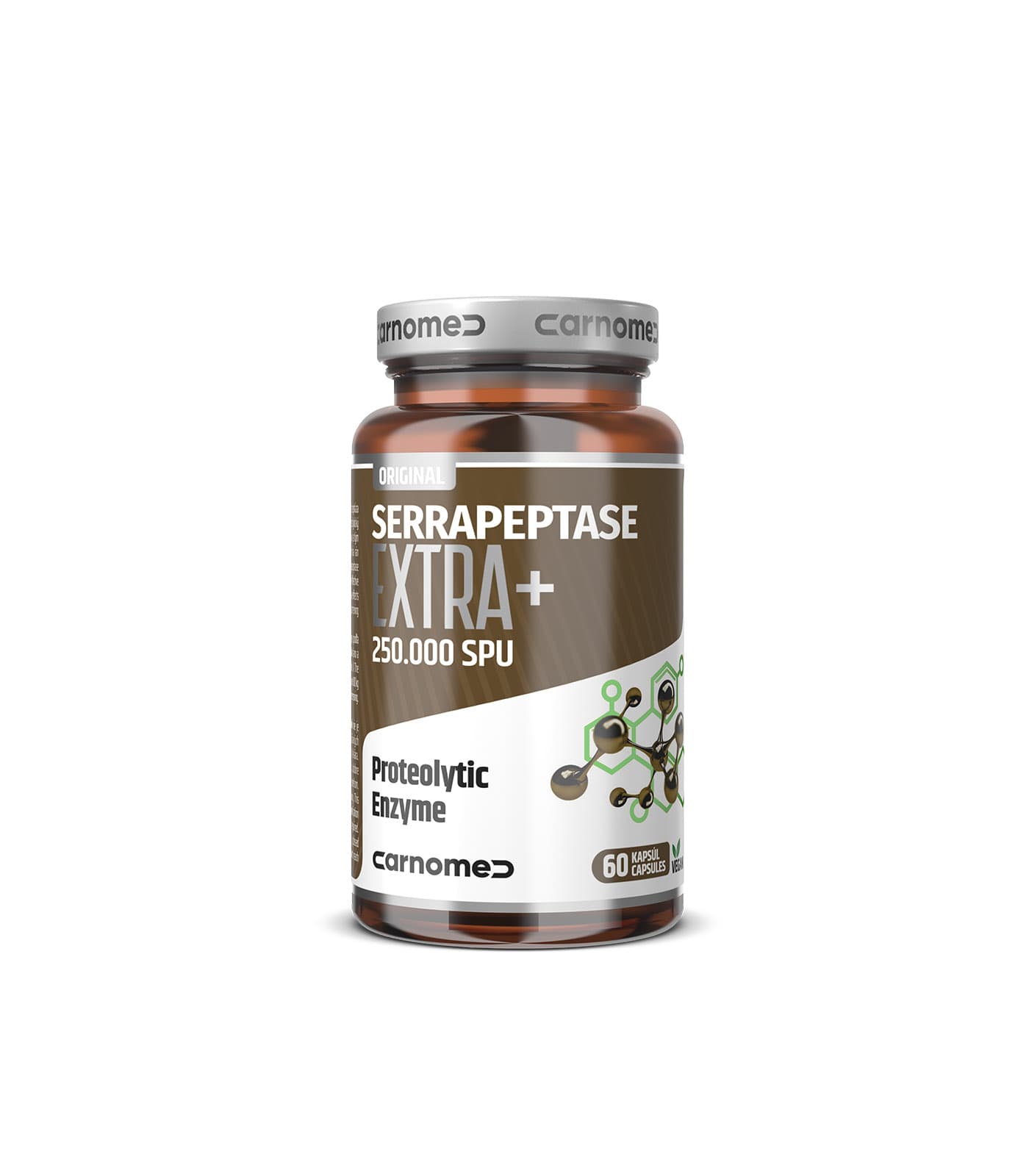 Serrapeptase EXTRA+ 250.000 SPU  60 cps
