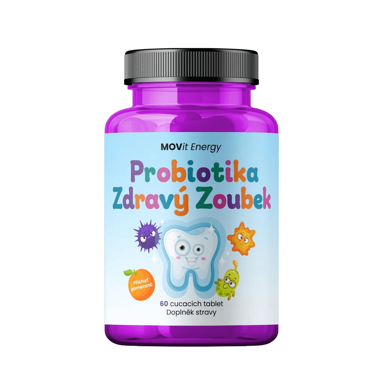 Probiotika pro děti ZDRAVÝ ZOUBEK, 60 cucavých tablet