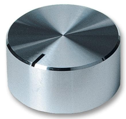 Multicomp 18S-4D Knob, Aluminium, Spun, 18Mm