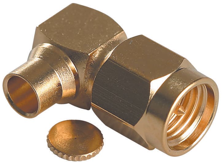 Amphenol Rf 132111. Rf/coaxial, Sma Plug, R/a, 50 Ohm, Solder