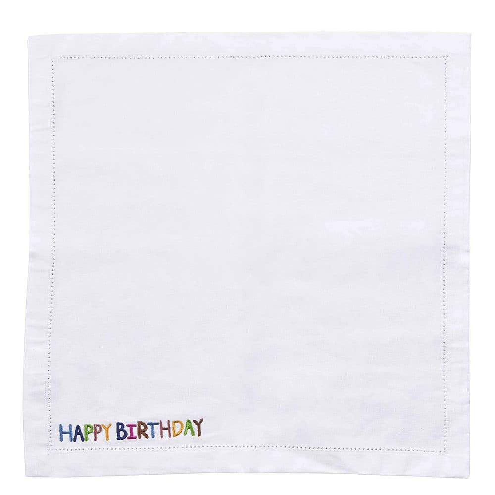 HAPPY BIRTHDAY Ubrousek látkový 45 x 45 cm