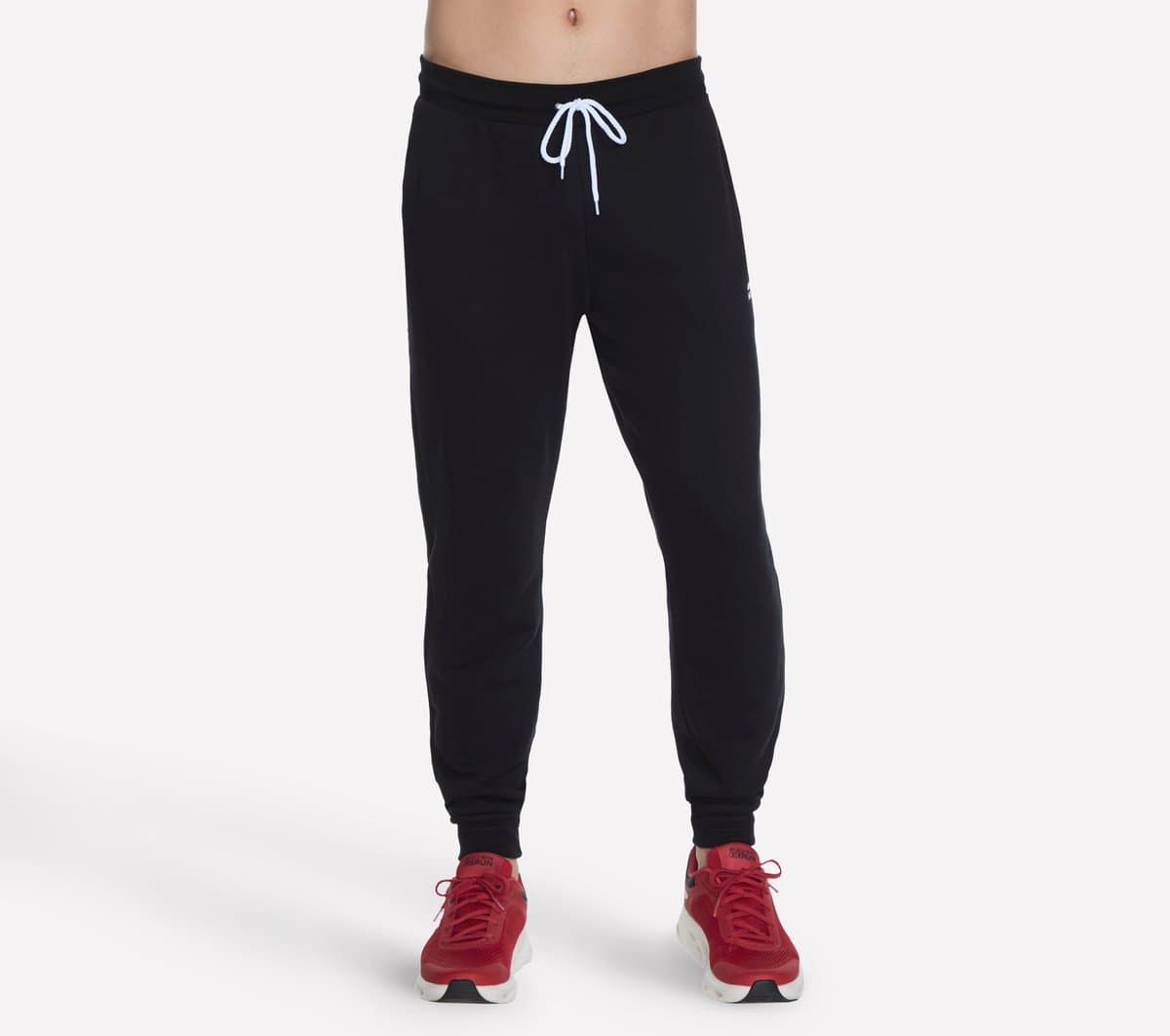 Skechers Muži Performance Fleece Jogger v Černá, Velikost Malý