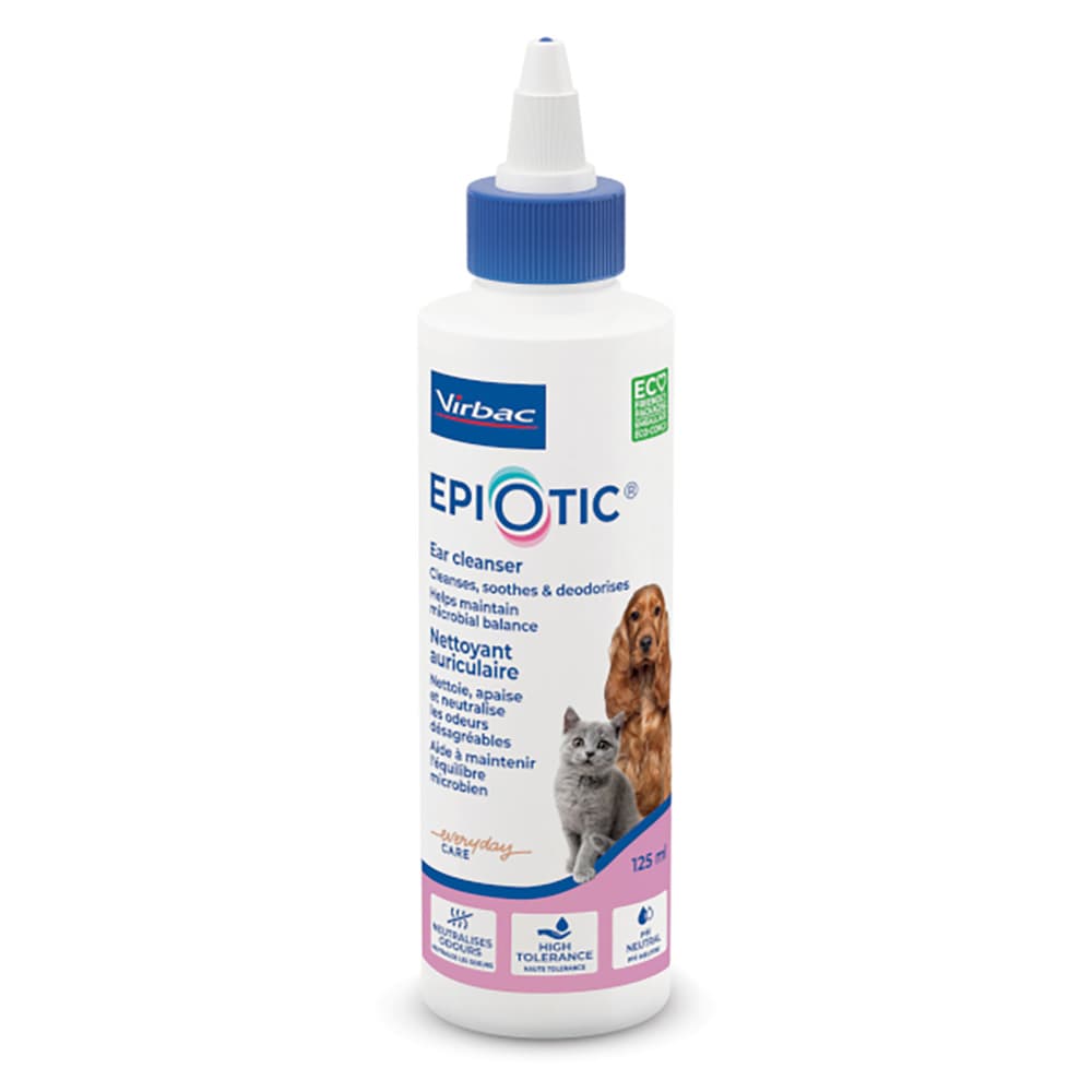 Virbac Epiotic čistič uší pro psy a kočky  - 125 ml