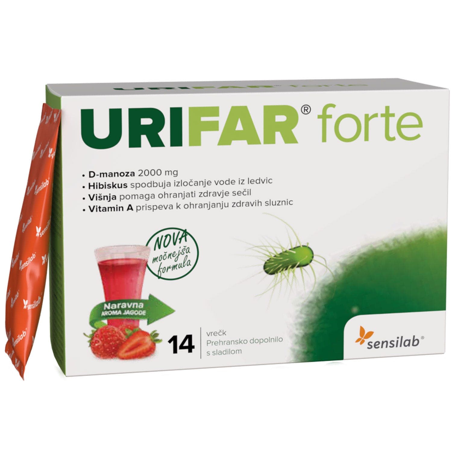 Urifar Forte s 2000 mg D-manózy