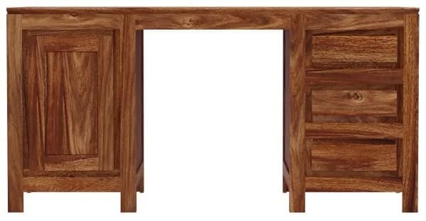 Indický nábytek - Psací stůl Gani 160x76x80 z indického masivu palisandr Natural