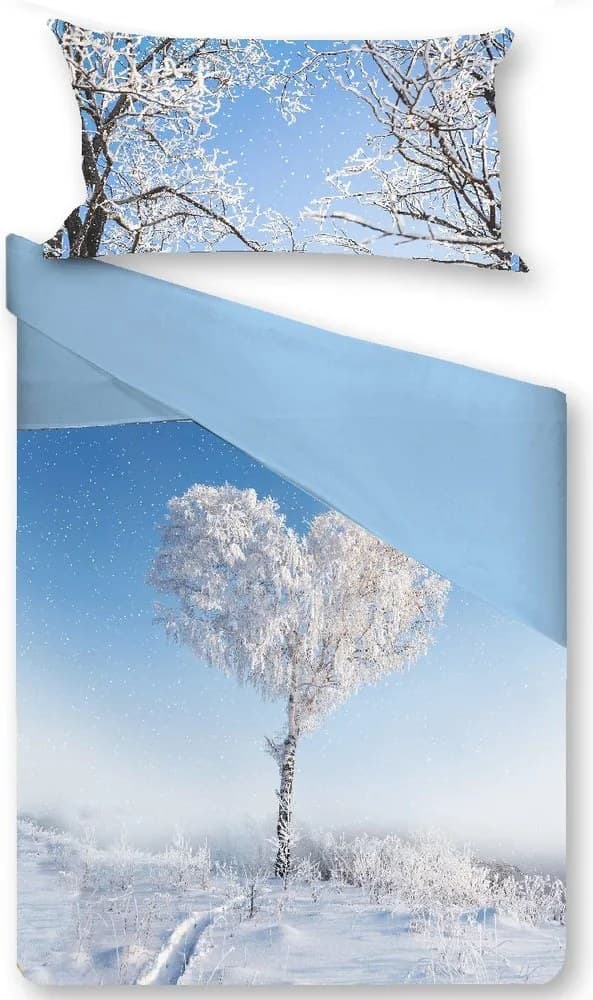 3D italské povlečení 100% bavlna Love tree - 220x200 / 2x70x90 cm