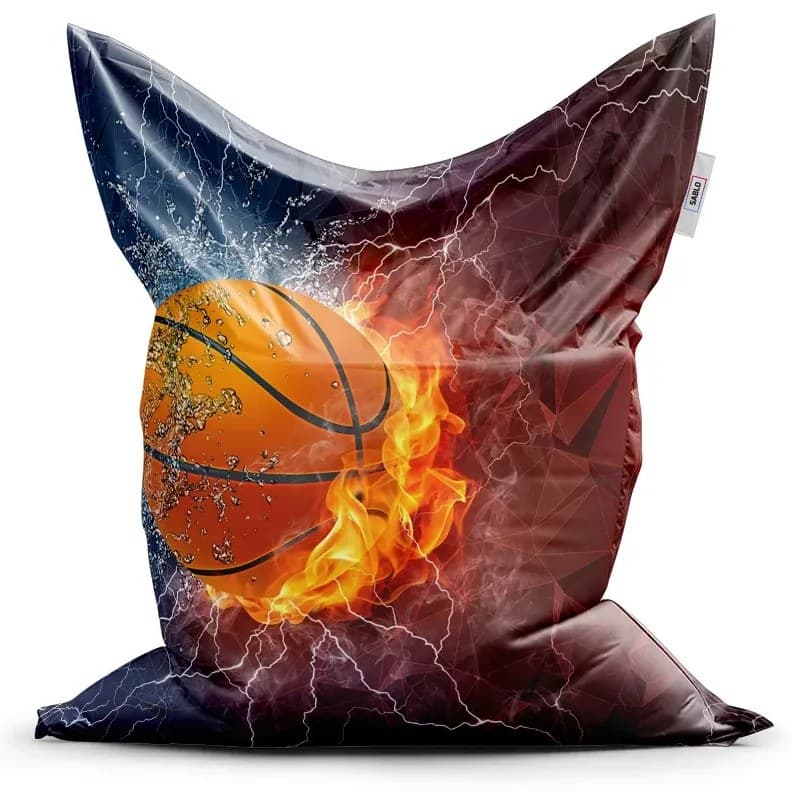 Sablio Sedací vak Classic Basketbalový míč - 150x100 cm
