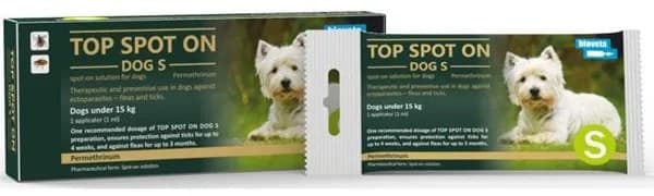 Top spot on dog S 1x1ml/apl.