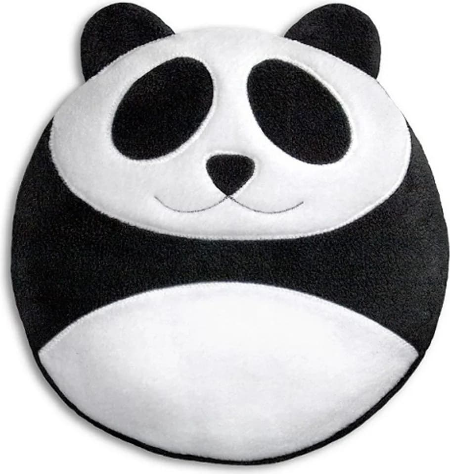 LESCHÍ Hřející polštářek panda Bao 25x25cm