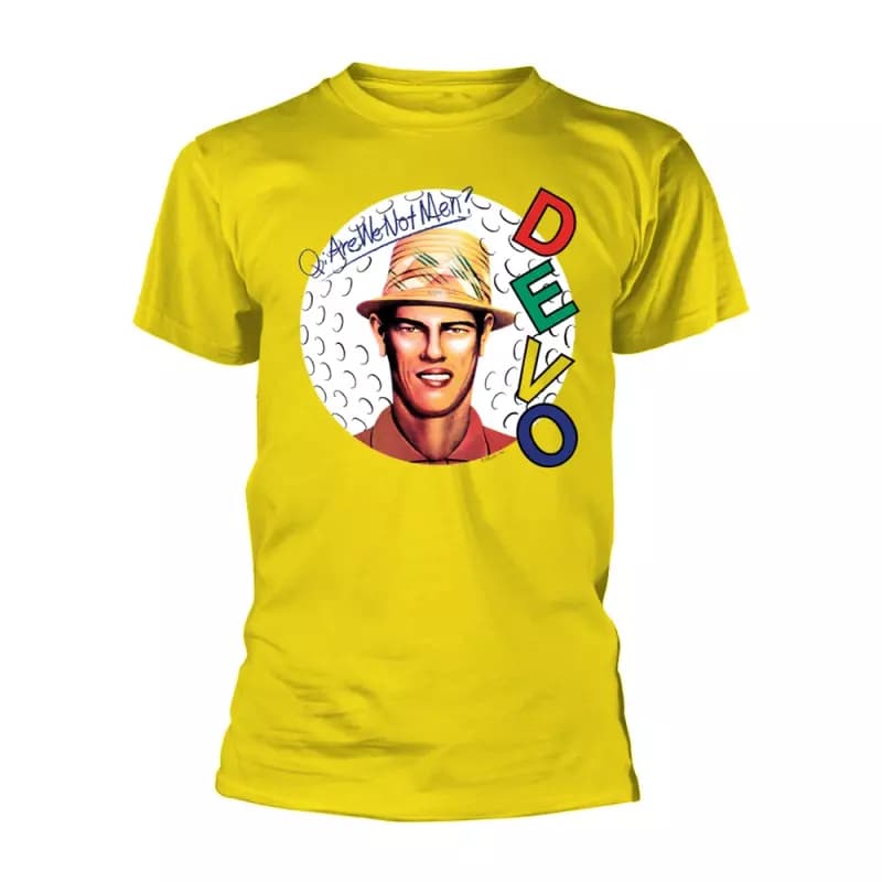 Tričko Are We Not Men? (yellow) S
