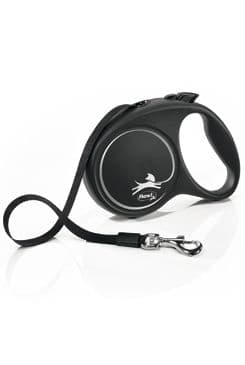 Vodítko Flexi Black Design L pásek 5m/50kg stříbrná new