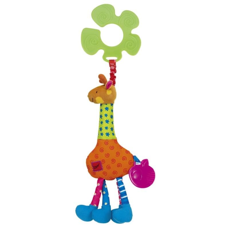 K´s Kids Úchyt na kočárek žirafa Igor v displeji po 12 ks