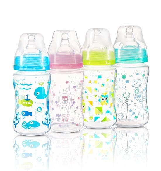 Baby ONO Antikoliková kojenecká lahvička se širokým hrdlem