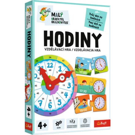 TREFL Vzdělávací hra Malý objevitel: Hodiny 165956