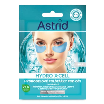 Astrid Hydro X-Cell oční polštářky, 2 ks