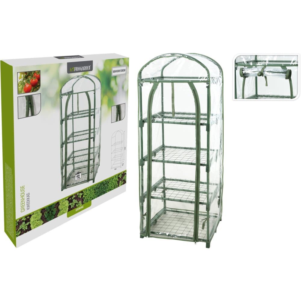PROGARDEN Foliovník zahradní čtyřpatrový 50 x 45 x 130 cm KO-CE7000150