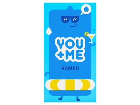 You Me Romeo Vegan Kondomy Se Zvýšenou Dávkou Lubrikace, 12 ks