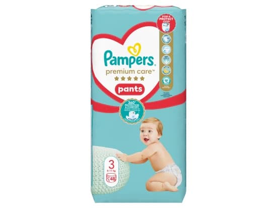 Pampers Premium Care Pants, vel. 3, 48 ks