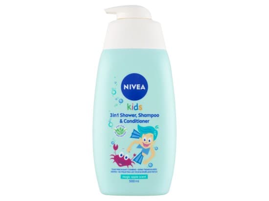 Nivea Kids Magic Apple Scent Dětský sprchový gel, šampon a kondicionér 3 v 1 500ml
