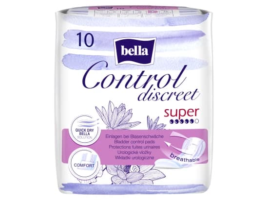 Bella Control Discreet Super urologické vložky 10 ks