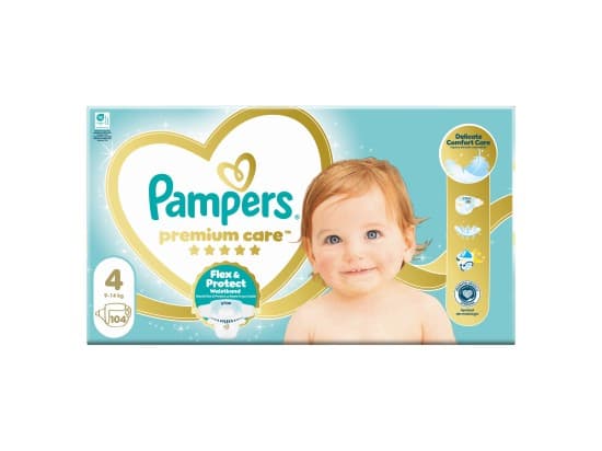 Pampers Premium Care, vel. 4, 104 ks