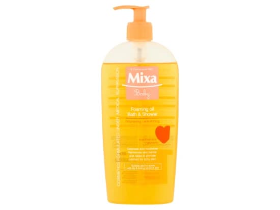 MIXA Baby pěnivý olej pro děti do sprchy i do koupele 400ml