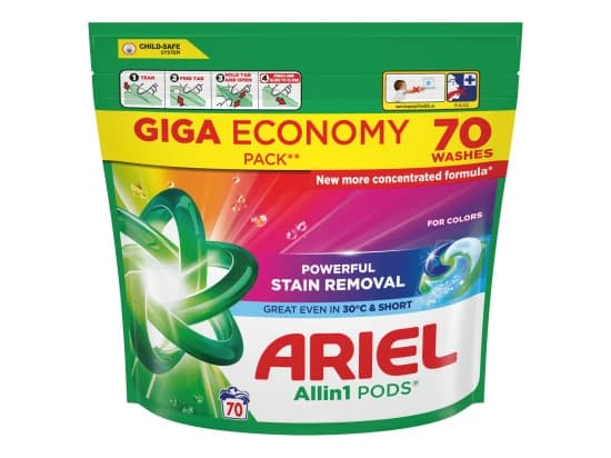 Ariel Allin1 PODS Kapsle na praní na barevné prádlo 70 PD