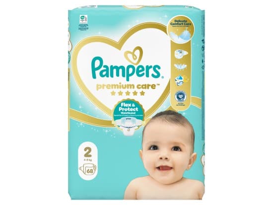 Pampers Premium Care, vel. 2, 68 ks