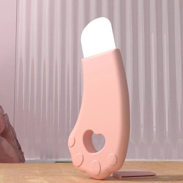 Nástroj na odstraňování černých teček Tvar kočičí tlapky Exfoliační pomůcka na pleť Ruční čistič pórů růžová