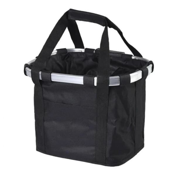 Skládací závěsný košík na kolo 36×25×24 cm Brašna na řídítka Nosnost 5 kg Přední taška na kolo pro nákup a přepravu věcí Lehká