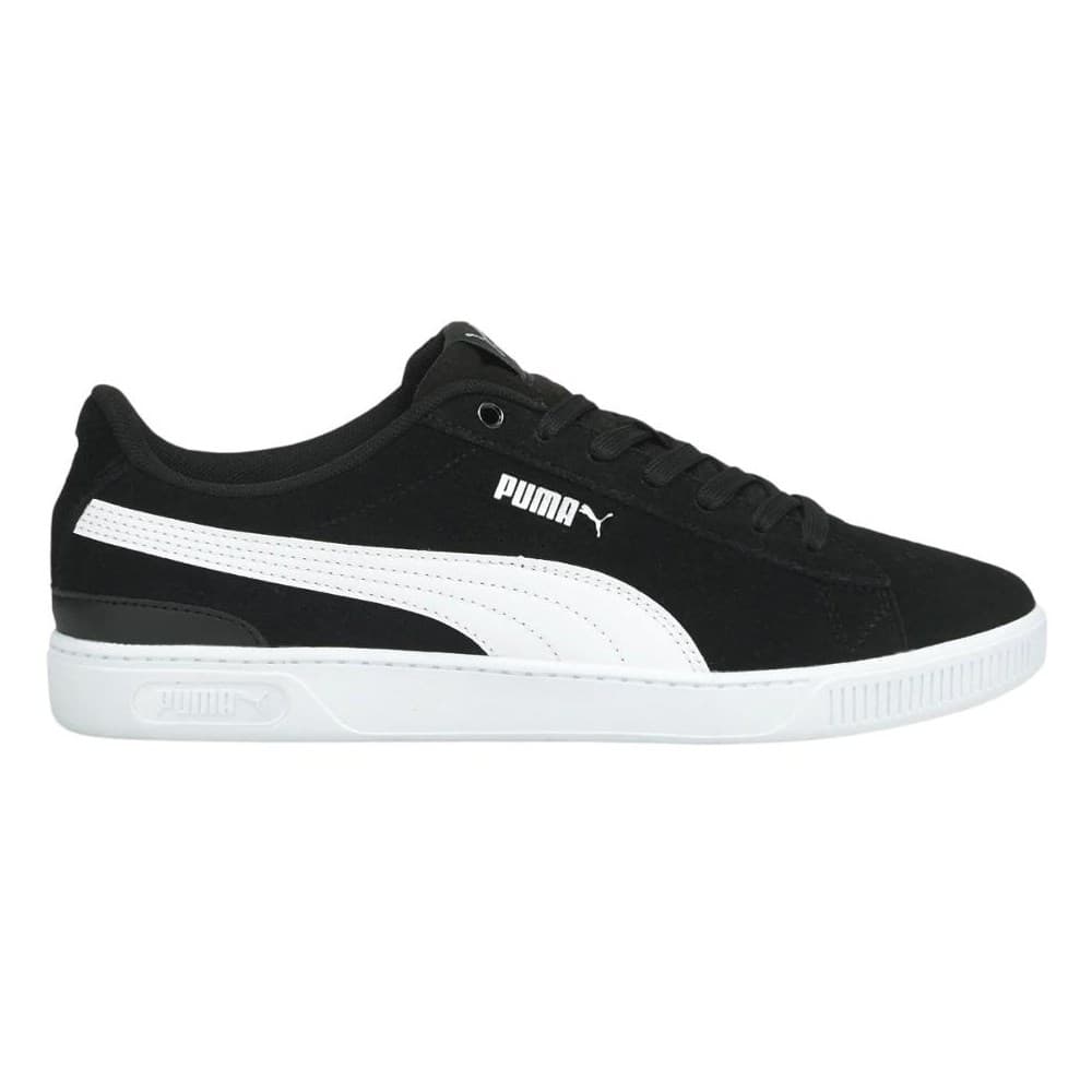 Bílo-černé dámské kožené tenisky Puma Vikky V3 - Dámské