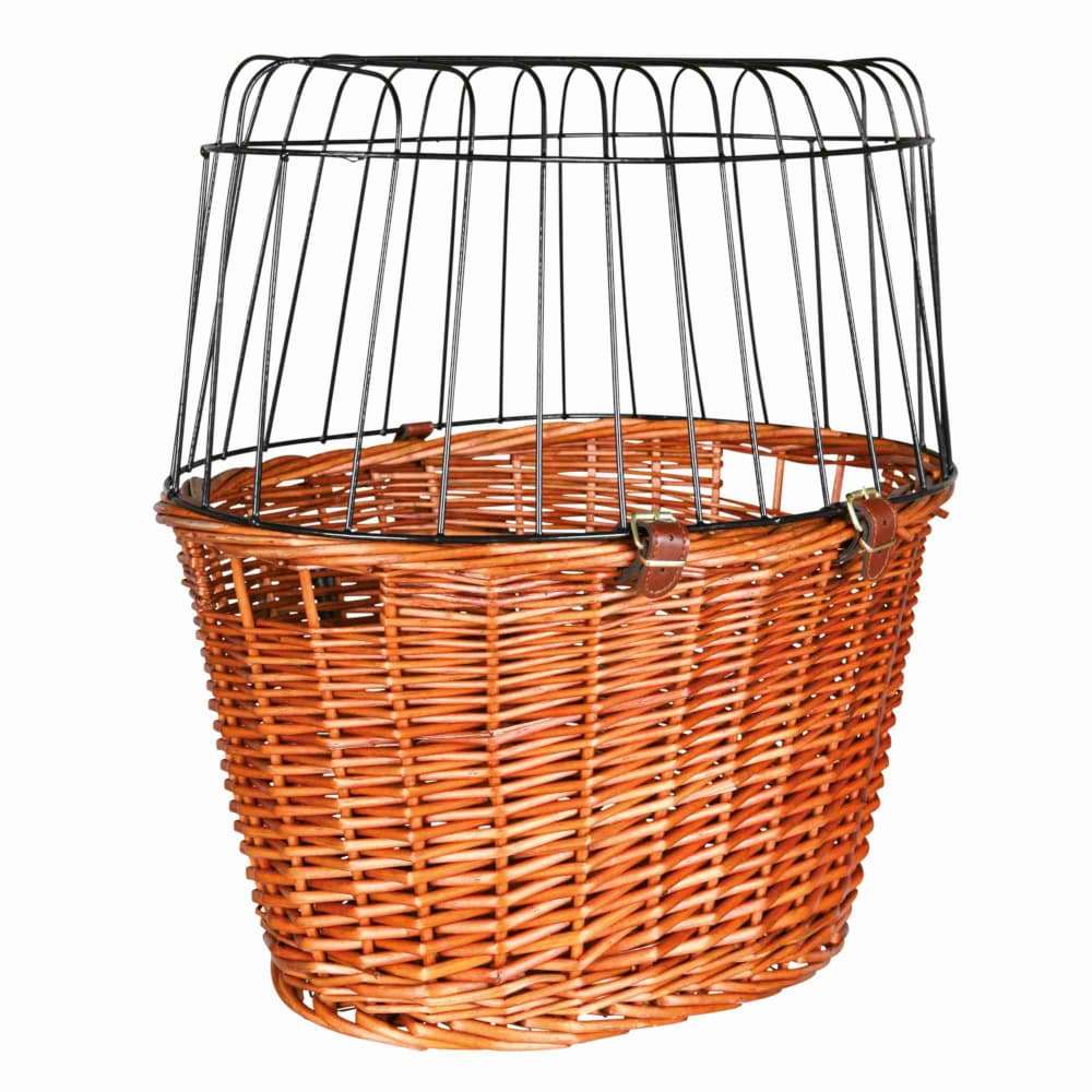Trixie košík na řídítka na kolo s mřížkou - D 44 x Š 33 x V 48 cm