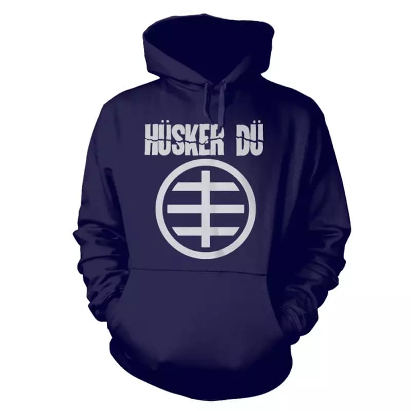 Mikina S Kapucí Circle Logo Husker Du 1 S